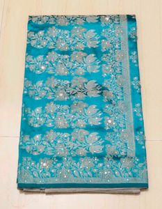Elegant Blue Saree