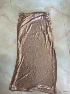 Sparkly Rose Gold Skirt
