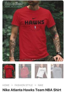 NIKE Atlanta Hawks White Dri-Fit (Unisex)