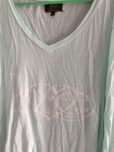 Aqua Color Top