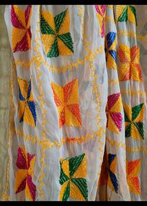 New Phulkari Work Dupatta