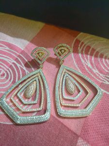 Priyassi Earrings...Ad Stones Totally New With Tag