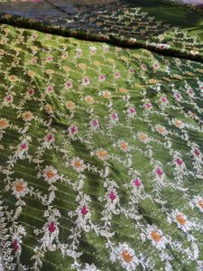 Banarasi Silky Green Kattan Saree