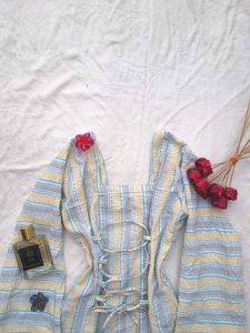 corset back Striped kurti 🎀