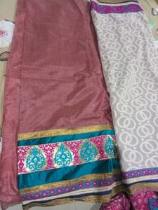 Saree With Matching Blouse
