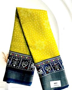 New Dola Silk Saree With Blouse Piece