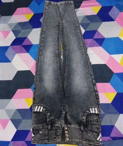 Stylish Grey Denim Jeans