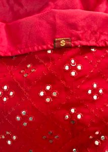 EMBROIDERED KURTA, PANT AND SHRUG SET FOR WOMEN