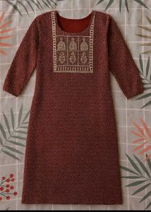 Very Beautiful Deep Red Kurta