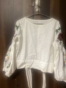 Smart Embroidered Top