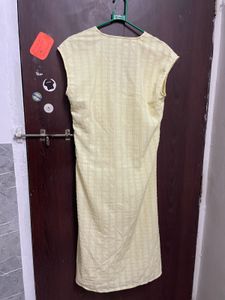 Yellow Twisted Dress