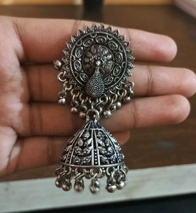 Oxidised Jhumka