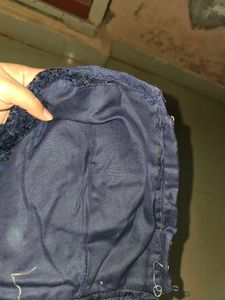 Elegant Dark BLUE net Blouse