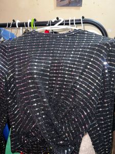 Sparkly Black Top