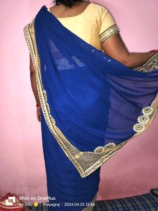 Blue Saree