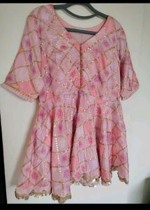 Pink Short Kurti