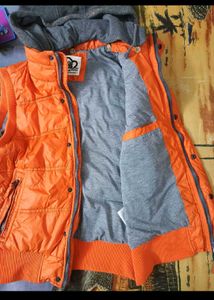 Being Human Orange Padded Jacket
