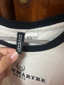 H&amp;M White Crop Top