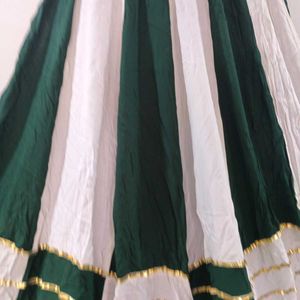 Navratri Green Lengha