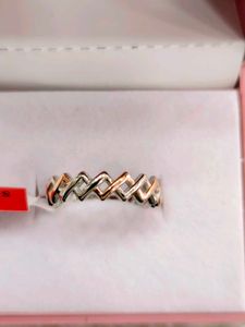 S925 Two-Tone Stackable Ring