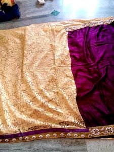 Beautiful Dual Colours Saree