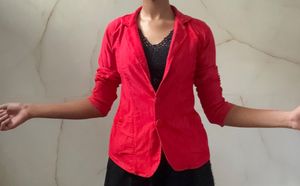 Mary Jane Red Blazer