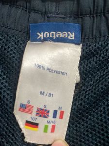 Reebok Black Cropped Wide Leg 3/4 Pants