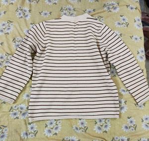 Striped Long Sleeve Top