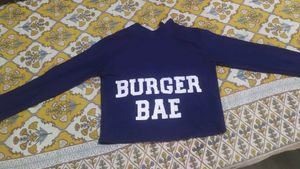 Royal Blue Crop Top