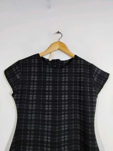 Black And Grey Checks Dress (Women&#39;s)