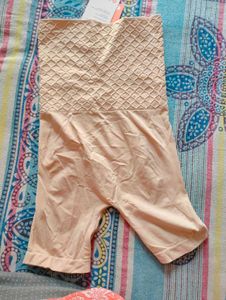 Nude Coloured Seamless Full Thigh Shaper Brief