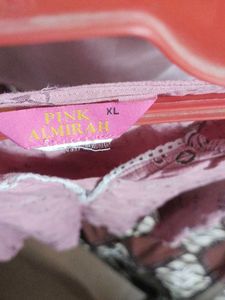 Floral Print Pink Kurta