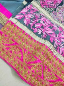 Elegant Embroidered Chudidar Kameez Suit
