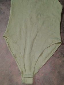 Green Sleeveless Bodysuit