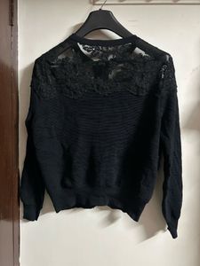 Black Lace Cardigan
