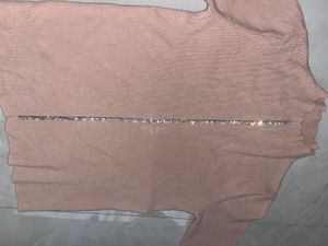 Pink Turtleneck Sweater