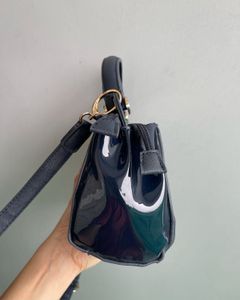 Imported Galitzine Satchel with Strap