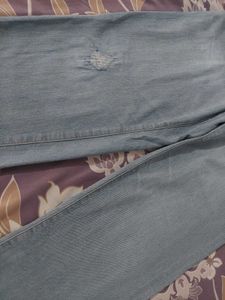 Light Wash Distressed Jeans