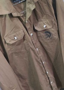 Diesel Duble Pocket Button-Down Shirt