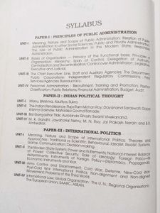 Political Science Book – B.A. 3rd Year