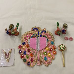 Krishna Idol Outfit & Accessories