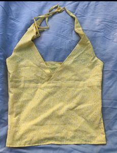 Yellow Halter Top