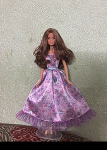 Vintage Floral Barbie Dress
