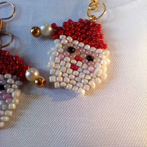 Santa Earrings