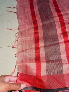 Elegant Pink &amp; Black Saree 🏷️