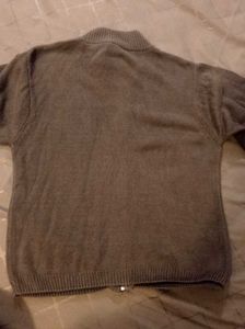 Boys Argyle Zip-Up Sweater