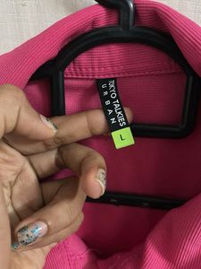 Tokyo Talkies Sleeveless Solid Women Pink Top