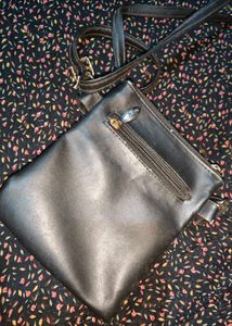 Vintage Black Crossbody Bag
