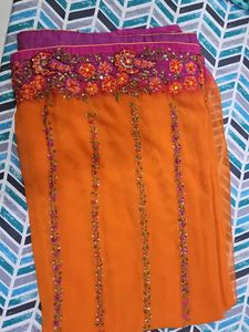 beautiful partywear saree