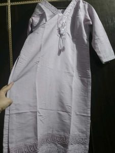 Elegant Lilac Embroidered Salwar Kameez